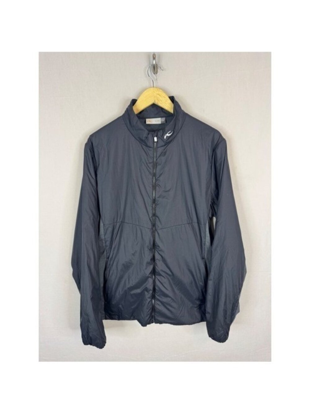 KJUS Men Radiation Jacket MG15-L11 Dark Gray Full Zip Lightweight Golf XL 54